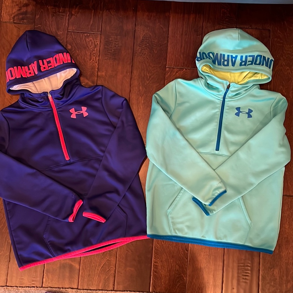 Under Armour Girl’s size YXL Hoodies (set of 2)
